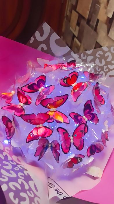 Букет из бабочек , лист бабочек