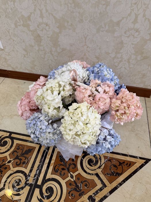 Корзина гортензии большая