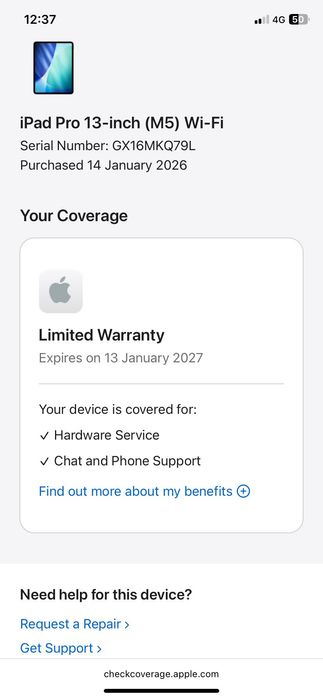 Ipad  PRO 13-inch (M5) WI-FI. 256GB без забележки!