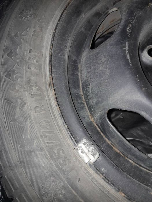 4 бр. джанти и зимни гуми Dębica 175/70 R13