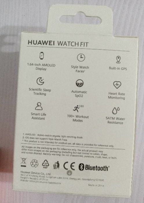 Часы смарт Huawei watch fit