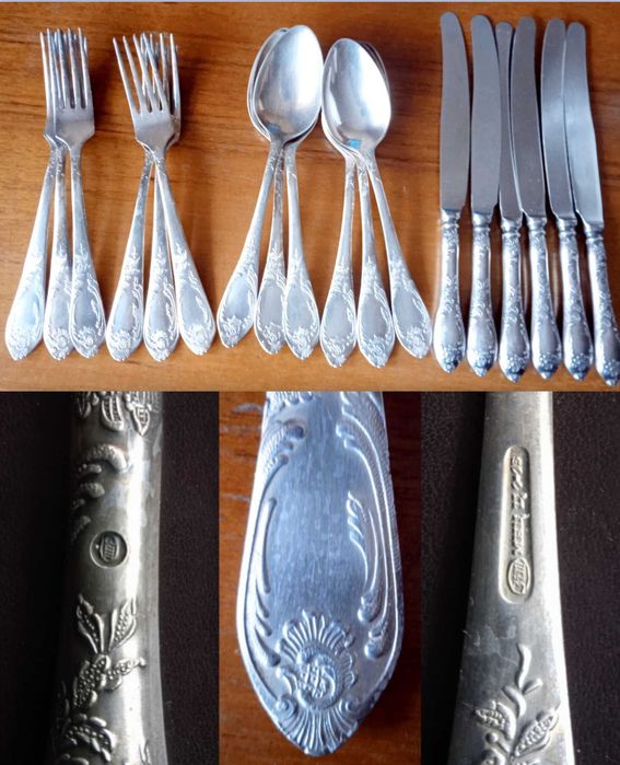 Столовые приборы мельхиор