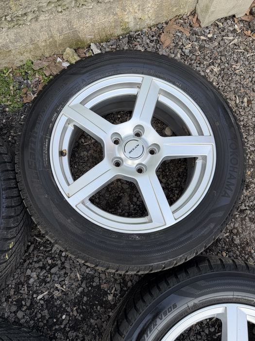 Set jante plus anvelope iarna yokohama /audi/skoda/ vw / passat/ golf