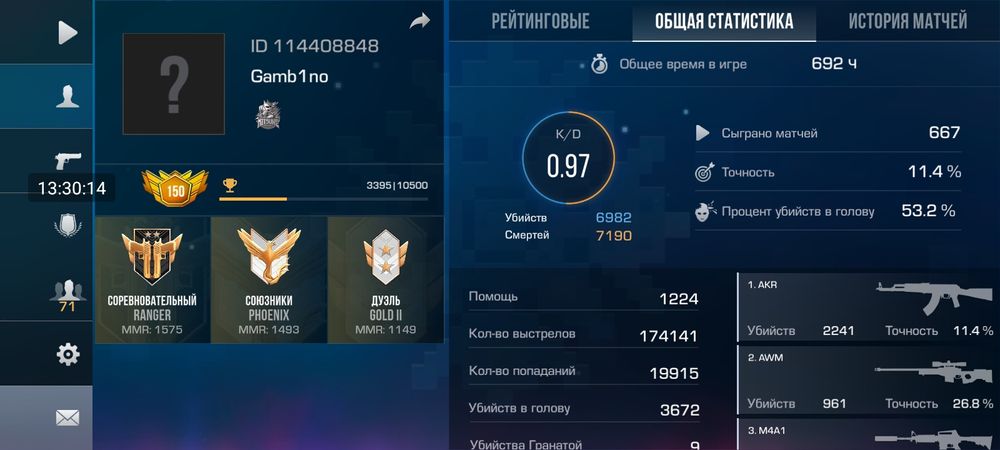 Продам аккаунт в стендофф 2