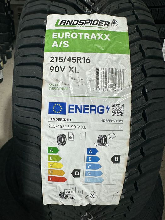Нови всесезонни гуми LANDSPIDER EUROTRAXX A/S 215/45R16 90V XL 2154516