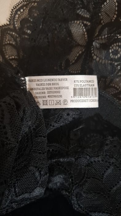 Черно дамско спално бельо – дантела