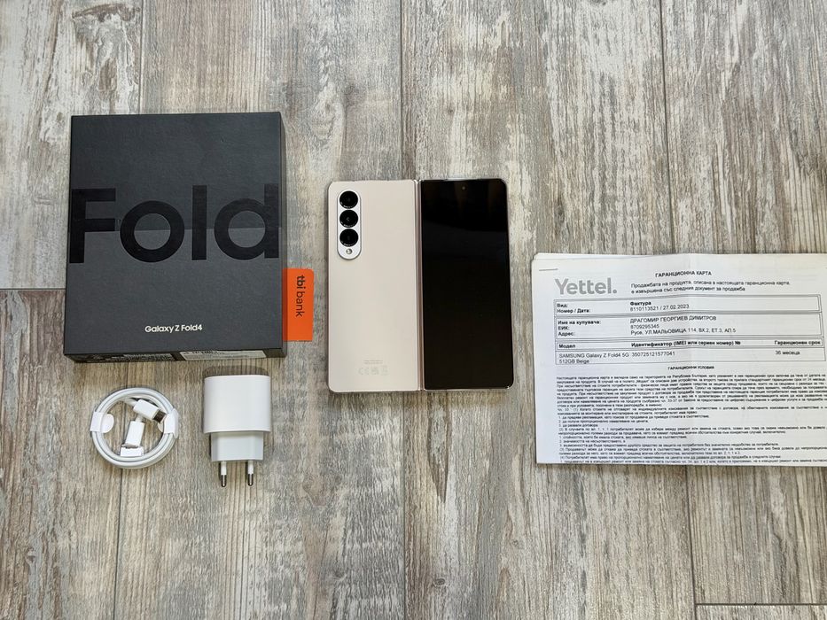 Samsung Galaxy Z Fold 4 5G 512 GB 12 GB Ram Dual Sim Безупречен