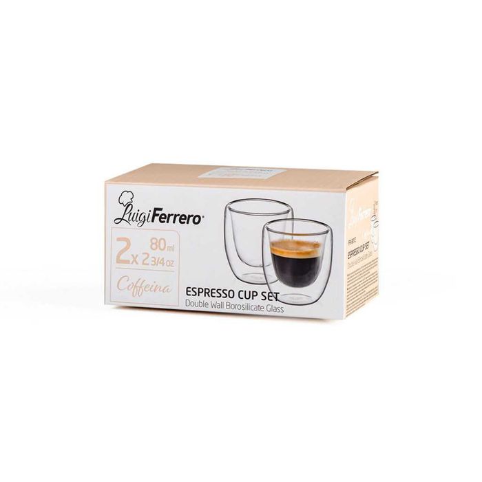 Чаша за еспреco Luigi Ferrero Coffeina FR-8012 80ml, 2 броя