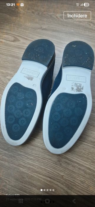 Pantofi piele întoarsă