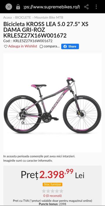 Vand Bicicleta MTB Kross Lea