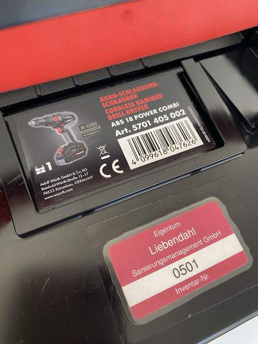 Autofiletanta Percutie Wurth ABS 18 Brushless 2024