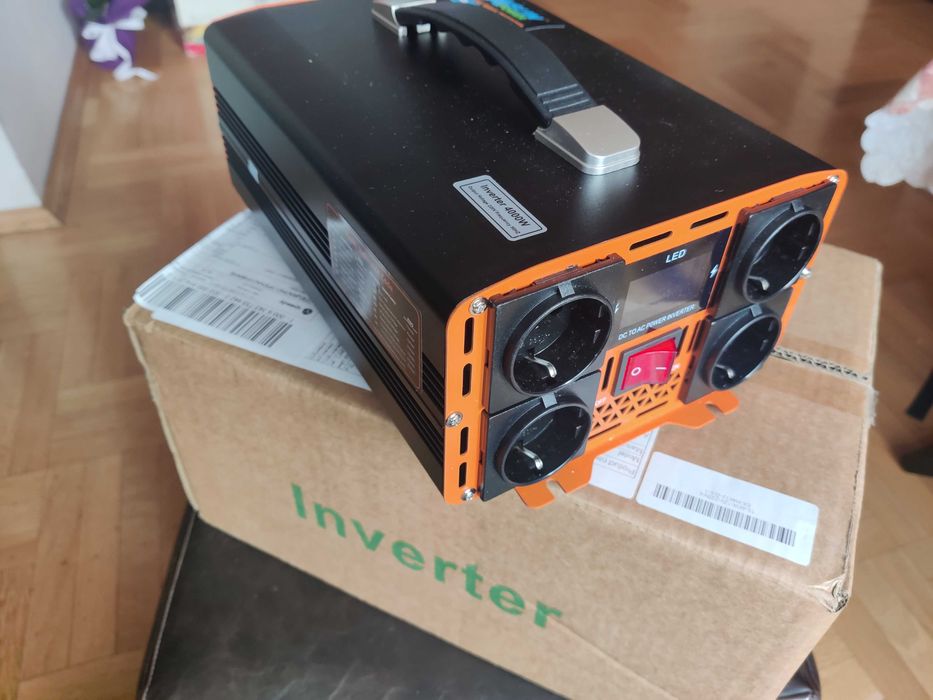 EASUN 4000W DC 12V AC 220V инвертор чиста сунусоида