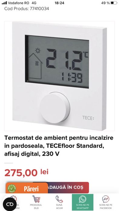 termostate caldura kermi plus centru comanda 5 zone