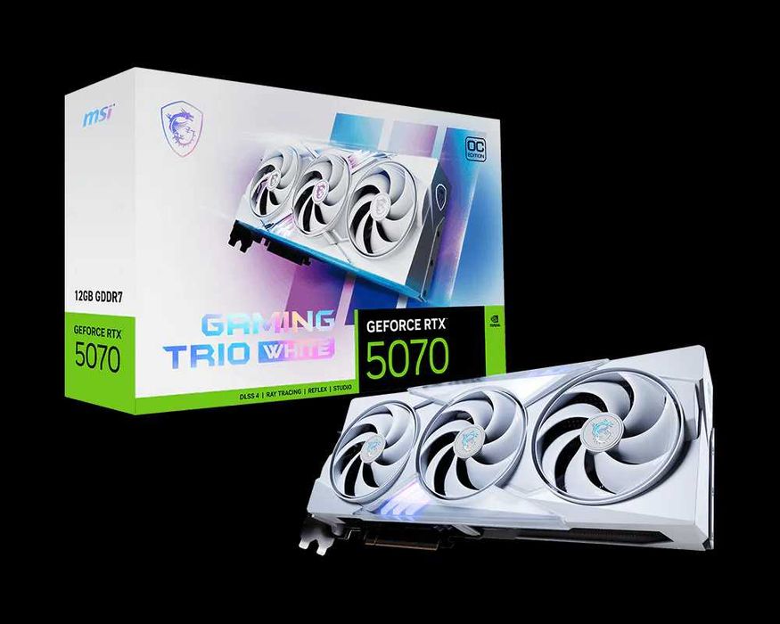 MSI RTX 5070 Gaming X Trio white open box