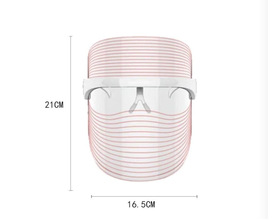 Masca faciala cu LED, dispozitiv de infrumusetare cu 7 lumini fotonice