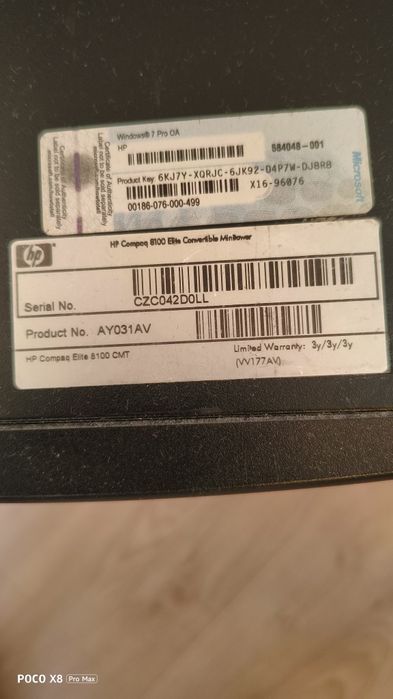 Vând PC HP Compaq 8100 Elite (eroare placă video)