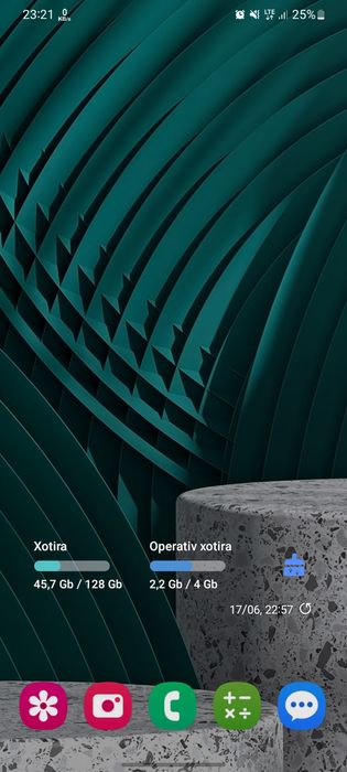 Samsung a22 128tali xolati zor