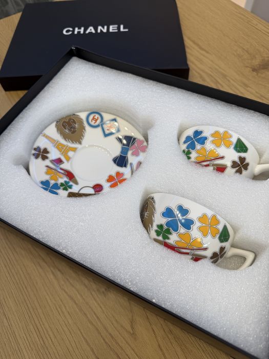 Chanel Afternoon tea set комплект сет за кафе / чай