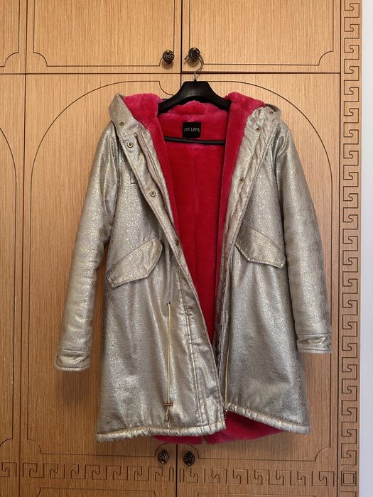 Златна парка с розов пух Zeelane