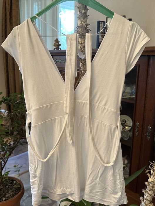 Top alb, impecabil, S