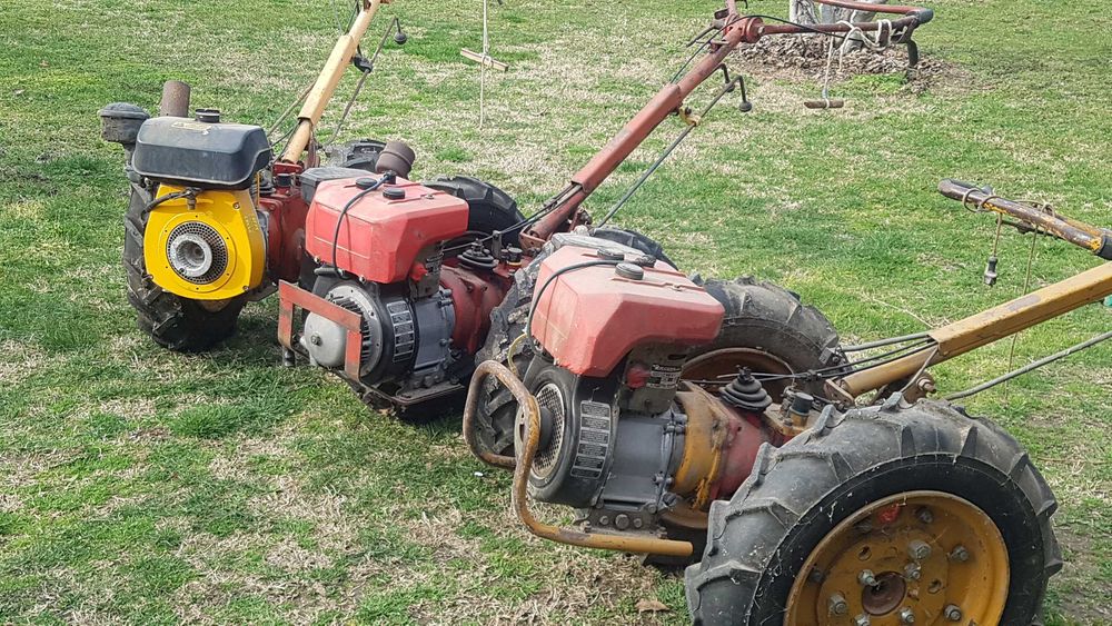 Бензинови Италиянски Мотоблокове 3 броя като нови