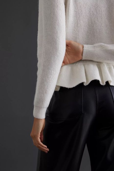 Selected Femme пуловер с пеплум