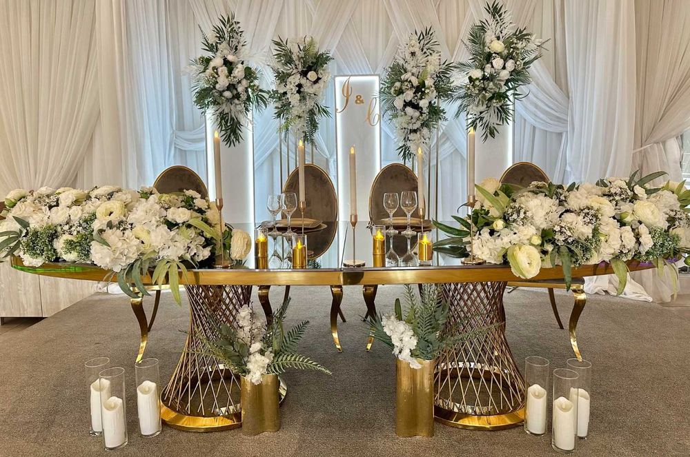 Mese ovale, Prezidiu, evenimente, Candy masă blat oglindă EXQUISITE