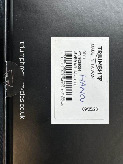 Set manete ajustabile originale Triumph