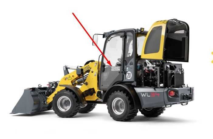 Parbriz/Geam/Luneta pt Wacker Neuson WL44, WL34, WL54