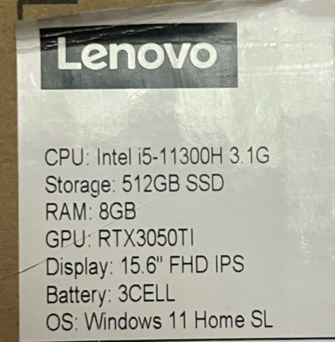 Ноутбук Lenovo IdeaPad Gaming