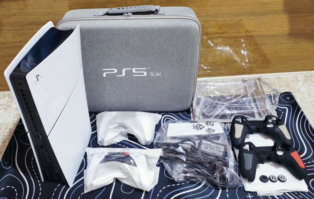 Ps5 slim 1tb EAC полный комплект!