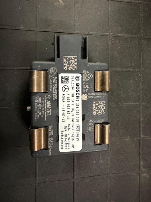 Senzor Radar / Distronic w205 w213 w204 w212 w218 E C S class