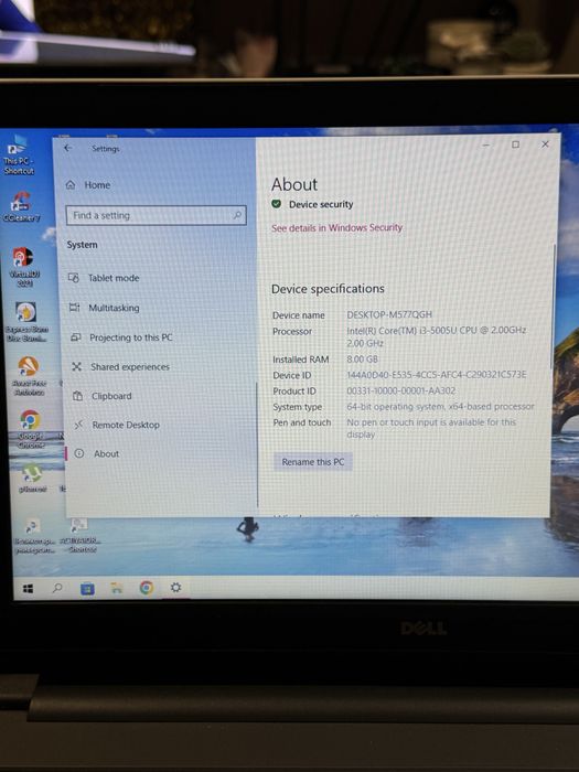 Лаптоп Dell Inspirion, Core i-3