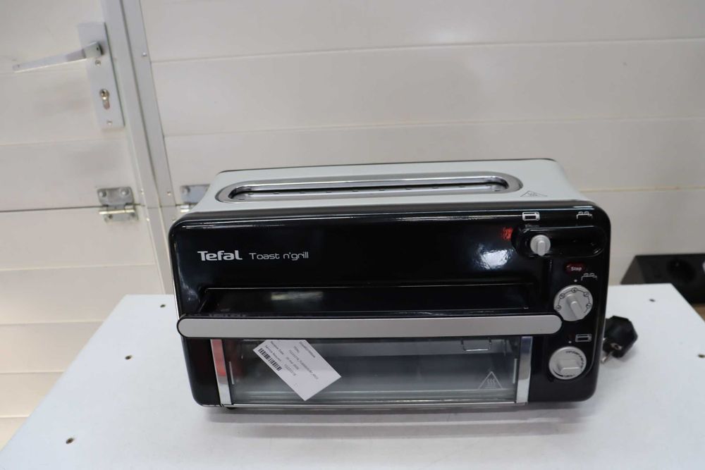 Тостер и Мини-Грил 2 в 1 Tefal Toast N’ Grill Tl6008, 7 Степени На Запичане, Прозрачен Прозорец, 75% Икономия На Енергия