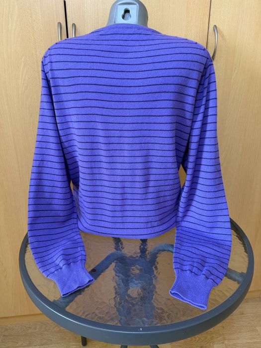 Мъжки пуловер 100% кашмир.Di ADAMO .размер М. цвят лилав