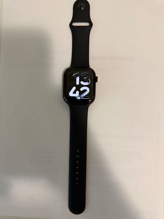Apple Watch 11 GPS + Cellular,  Aluminium 46mm, Black Sport Band - M