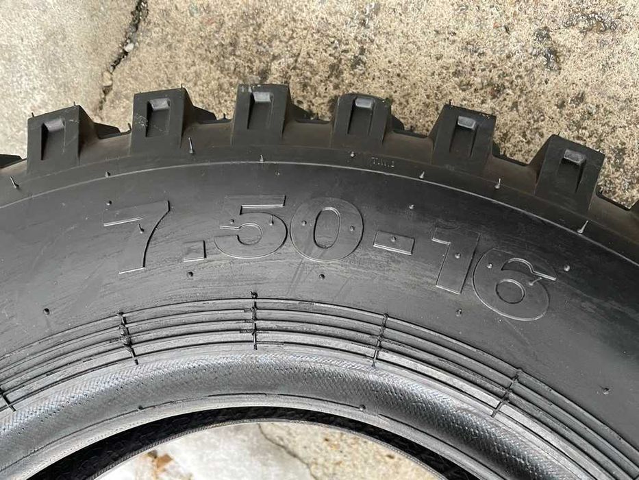 Cauciucuri noi de remorca groase cu 12pr KNK28 Anvelope 7.50-16