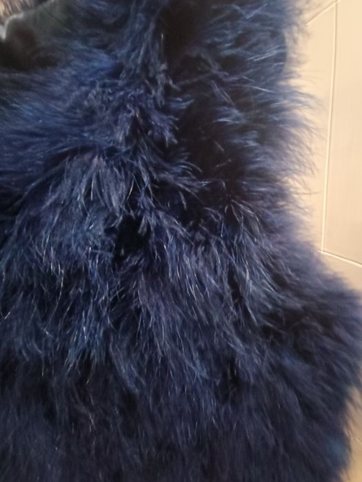 Дамски елек от естествен пух