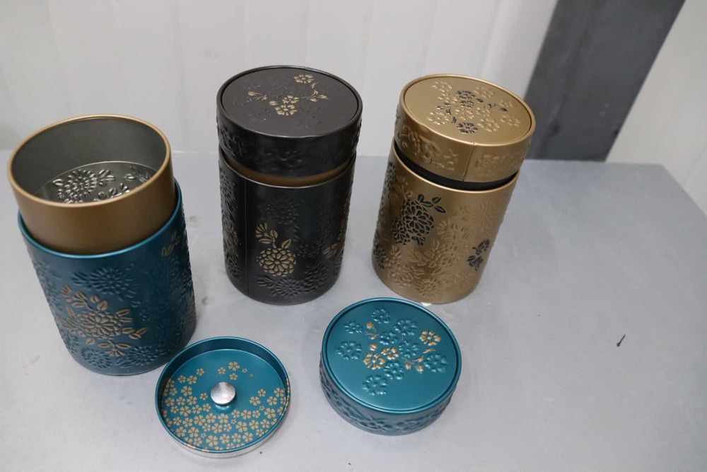 EIGENart Комплект метални кутии за подправки и чай – 3 броя x 150ml
