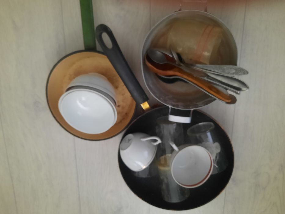 Посуду ты щя разную отдам