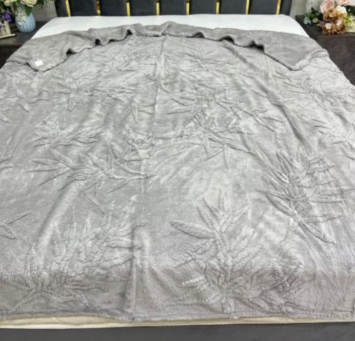 Плед. листики кжби