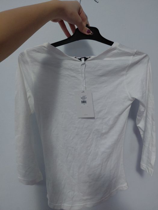 Bluza alba Tommy Hilfinger
