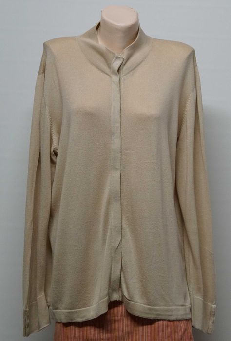 Cardigan Brunello Cucinelli bej marimea 3 XL