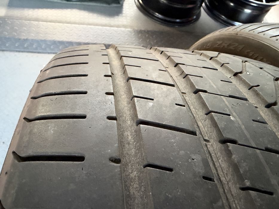 4бр. Летни Спорт-Пакет Гуми С Борд *N0* 285/40ZR/21 и 315/35ZR/21 -PIRELLI- DOT:0423+1923- 6.8мм+6.7мм.