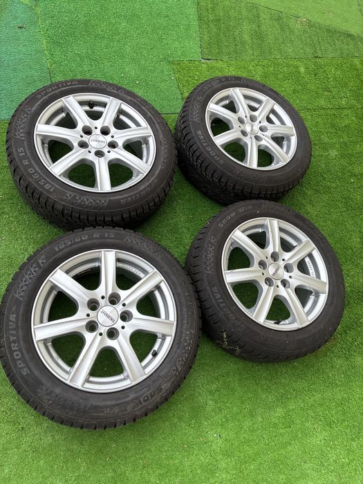 Джанти 15 Германия 5х100 със зимни нови 180/60/15