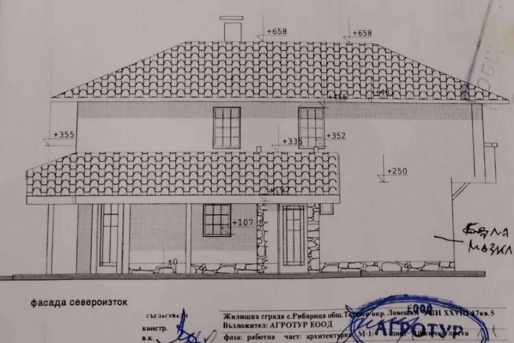 Парцел с разрешение за строеж в Рибарица !