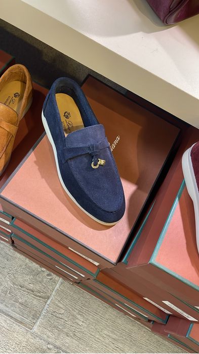 Mocasini Loaferi Loro Piana piele naturala