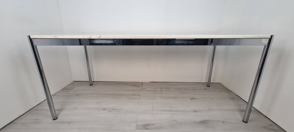 Бюро с мраморен пло USM Haller, класически дизайн за офиси или дома