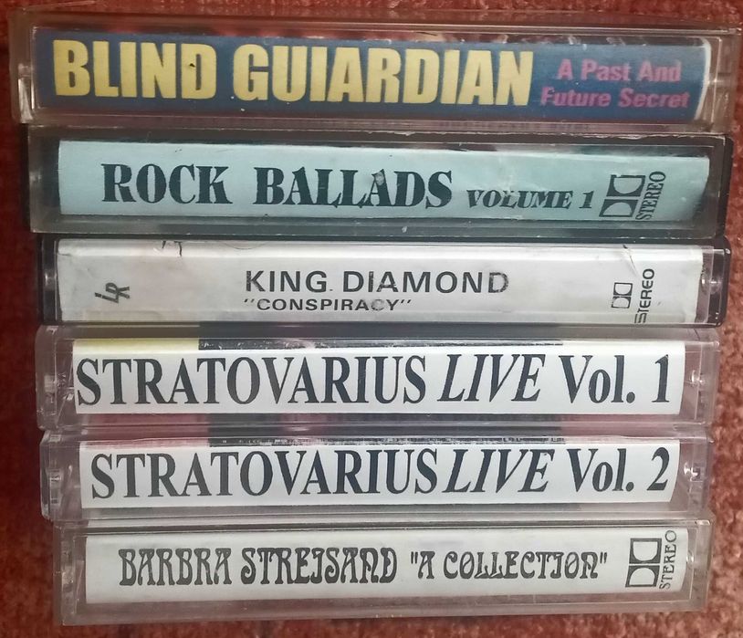 Аудио касети рок, метъл и др. по 4,00 лева