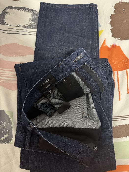 Blugi Calvin Klein , Deacon Straight Fit, originali